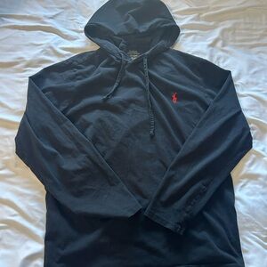 Polo Ralph Lauren Black Hooded Pullover
